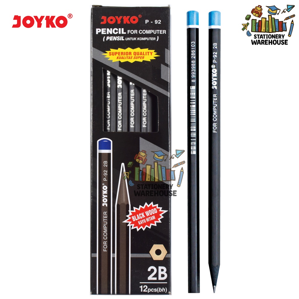 

Pencil Pensil Joyko P-92 2B 1 BOX 12 PCS