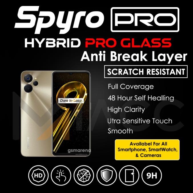 Premium Anti Gores Hydrogel Spyro Realme 9i 5G Screen Guard Depan Belakang