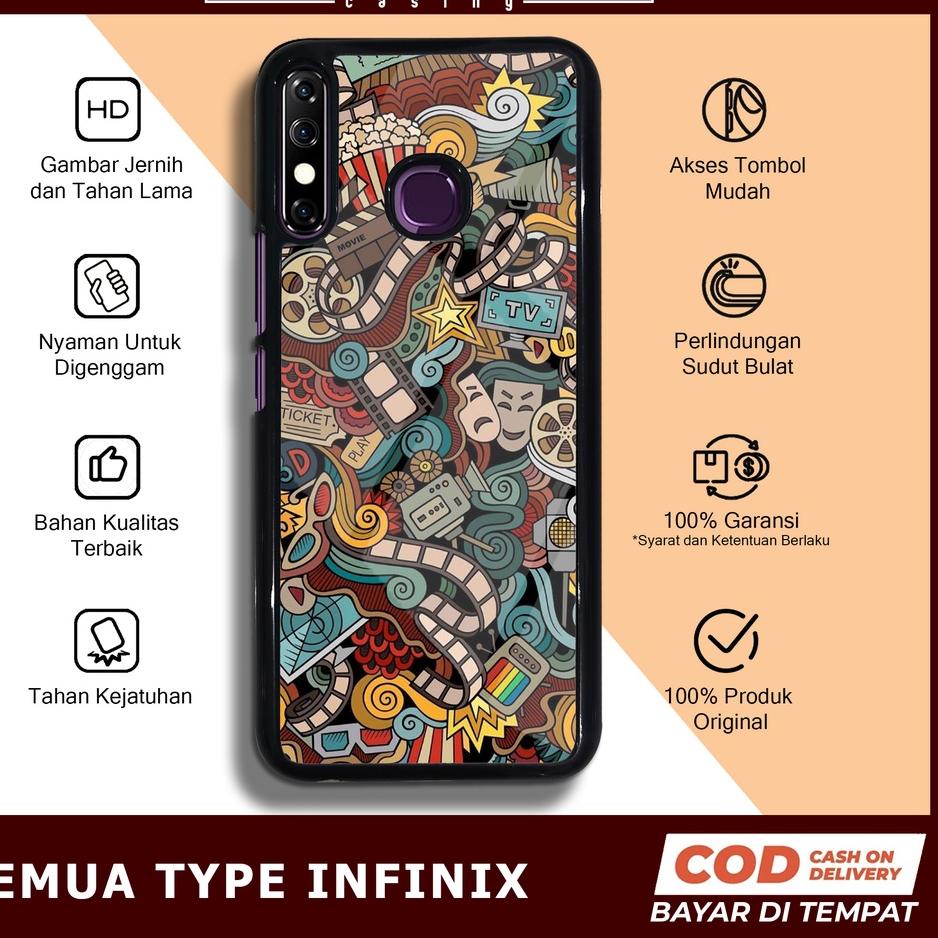 Langsung Order Casing Infinix Hot 8 Casing Hp Infinix Hot 8 Jawara Casing [GRFY] Premium Glossy Case