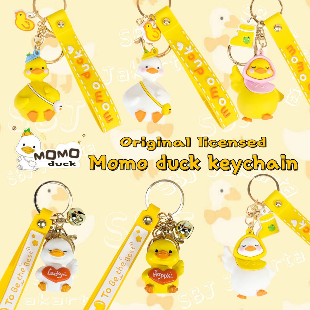 Gantungan kunci Keychain ORIGINAL LISENSI minion shio snoopy momo duck