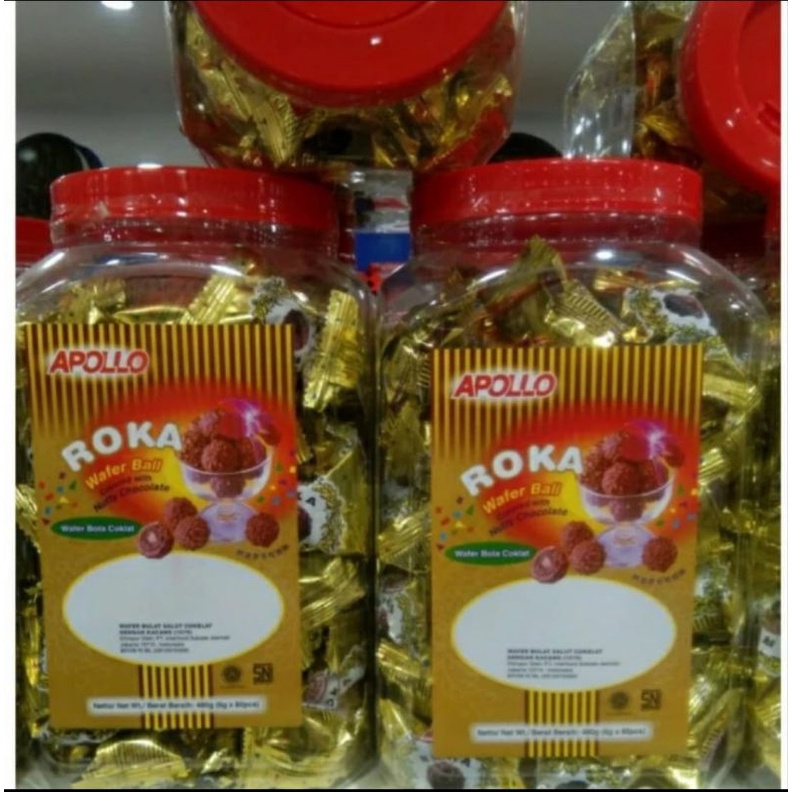 

Apollo Roka Wafer Ball isi 70 pcs 420gr Toples