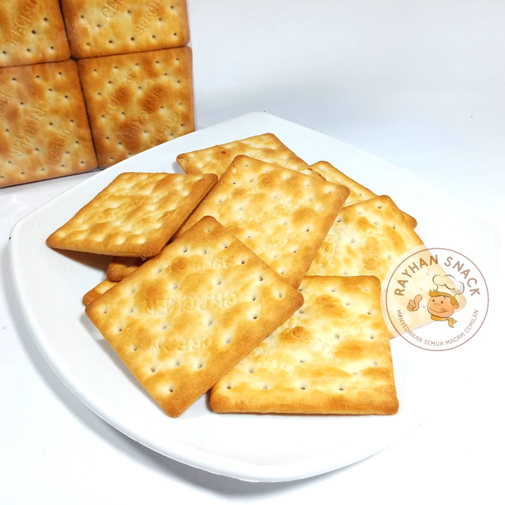 Jual Biskuit Gabin Tawar Gr Cream Crackers Khong Guan Kiloan Cemilan Sehat Shopee Indonesia