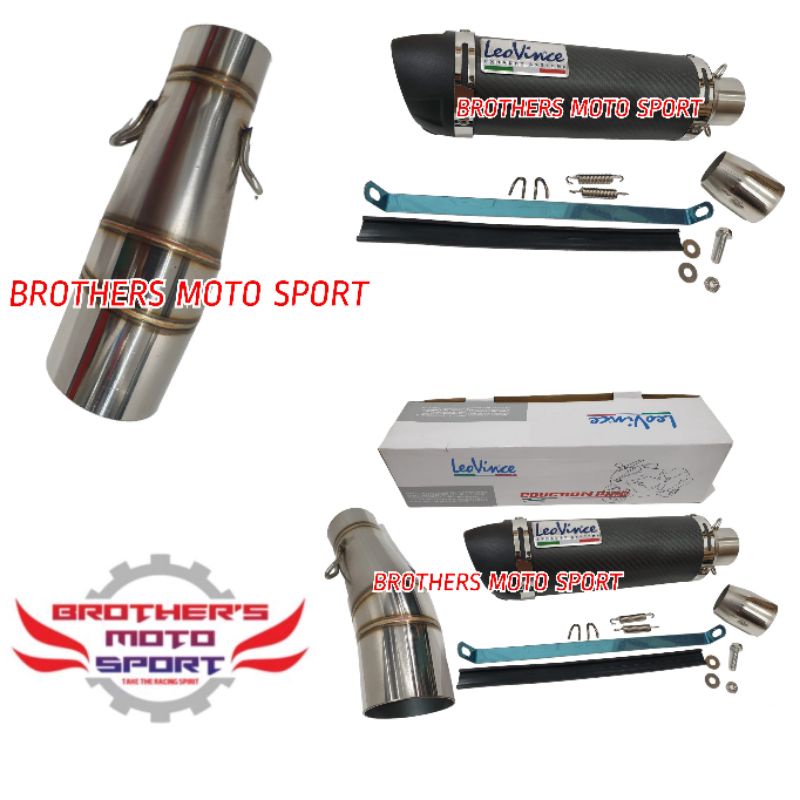 silencer leovince corsa evo ninja250sl knalpot leovince carbon Z250sl