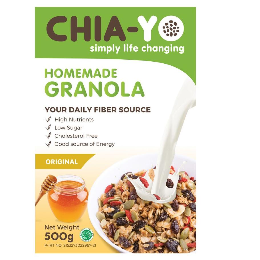 

SALE!!Chiayo Granola Original 500gr + Cookies Mix Berries|RA8