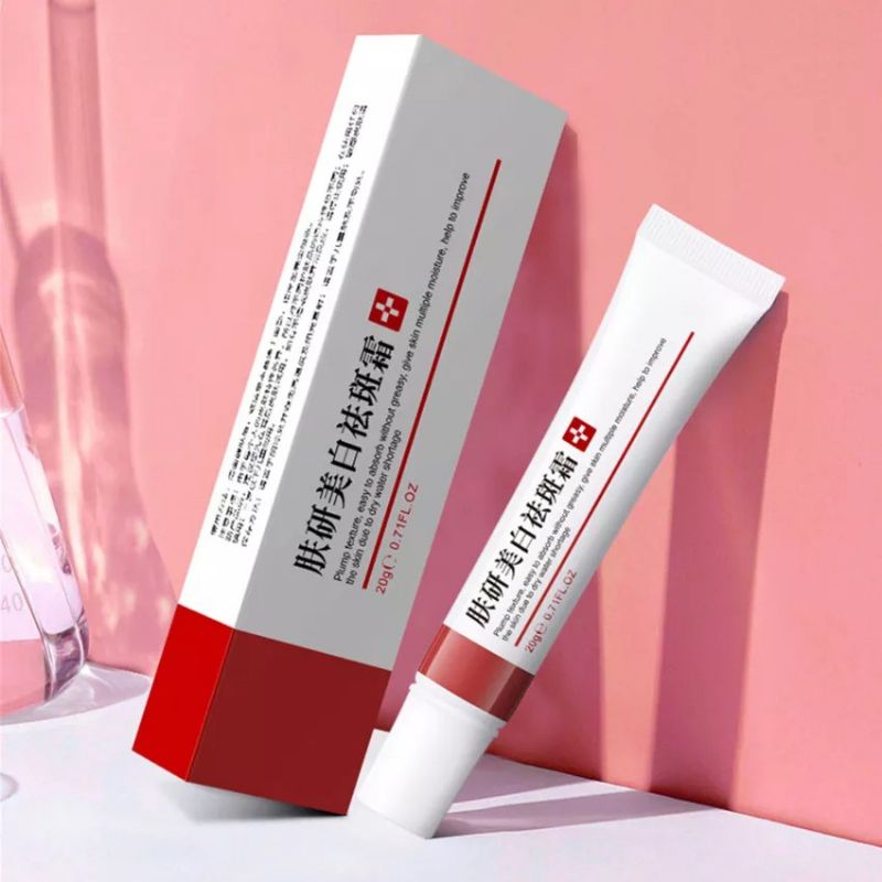EBUG Cream pemutih wajah penghilang bintik hitam krim flek whitening freckle cream