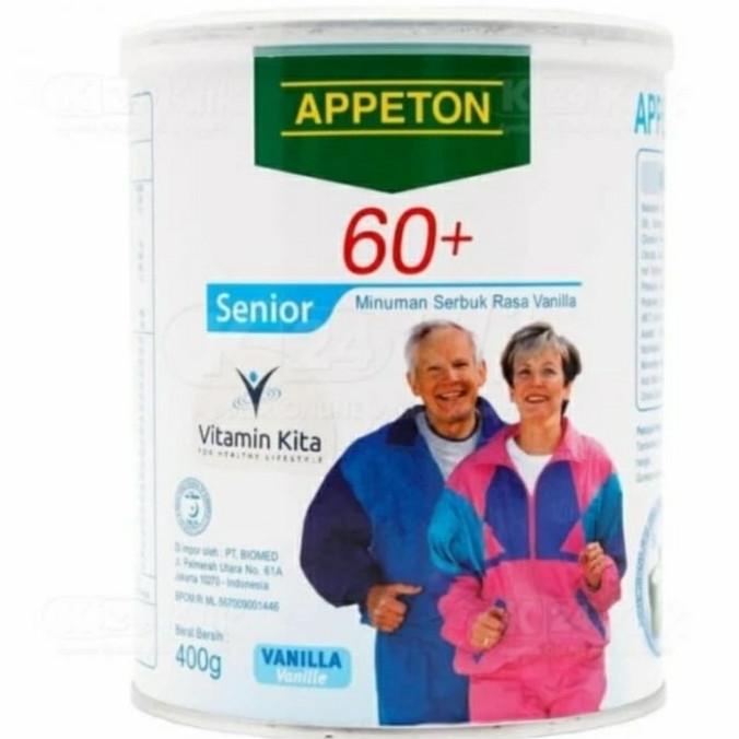 

[ COD ] APPETON 60+ Susu Lansia Vanilla 400 gr g