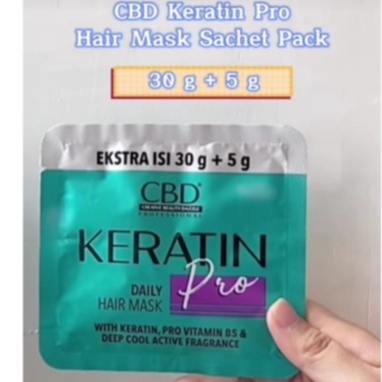 CBD KERATIN HAIRMASK SACHET  35 Gr