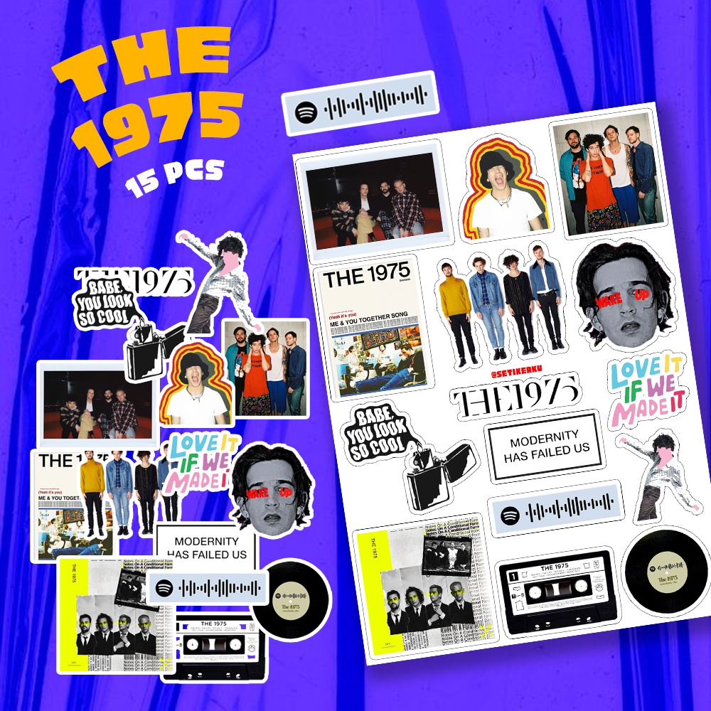 

The 1975 Sticker Pack A6 (15pcs)