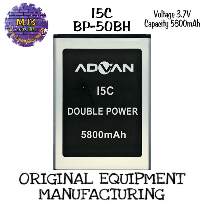 Baterai Advan I5C / BP-50BH / BP 50BH battery batre bat