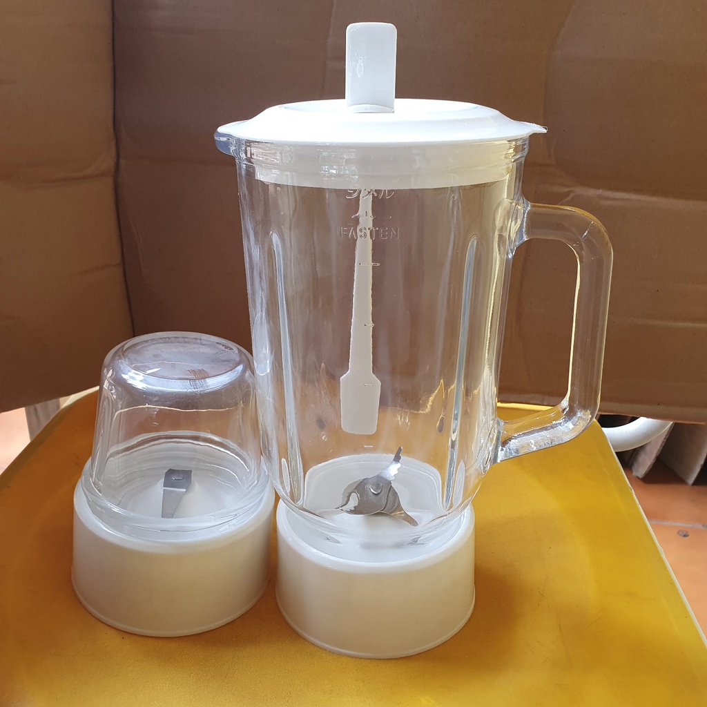 Gelas Kaca Tabung Jus Blender Miyako Sanex Gmc National viva omega gigi pisau karet SET MIYAKO