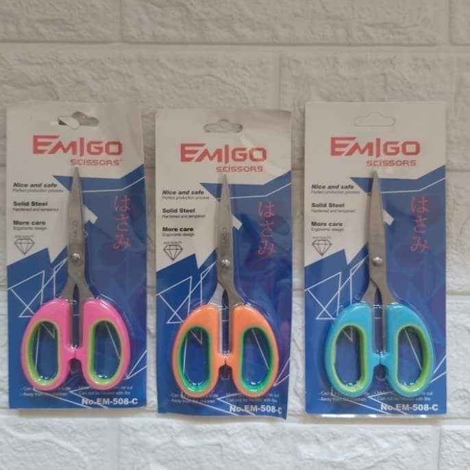 

Gilaa!!! Gunting Emigo Gagang Warna Medium Berkualitas