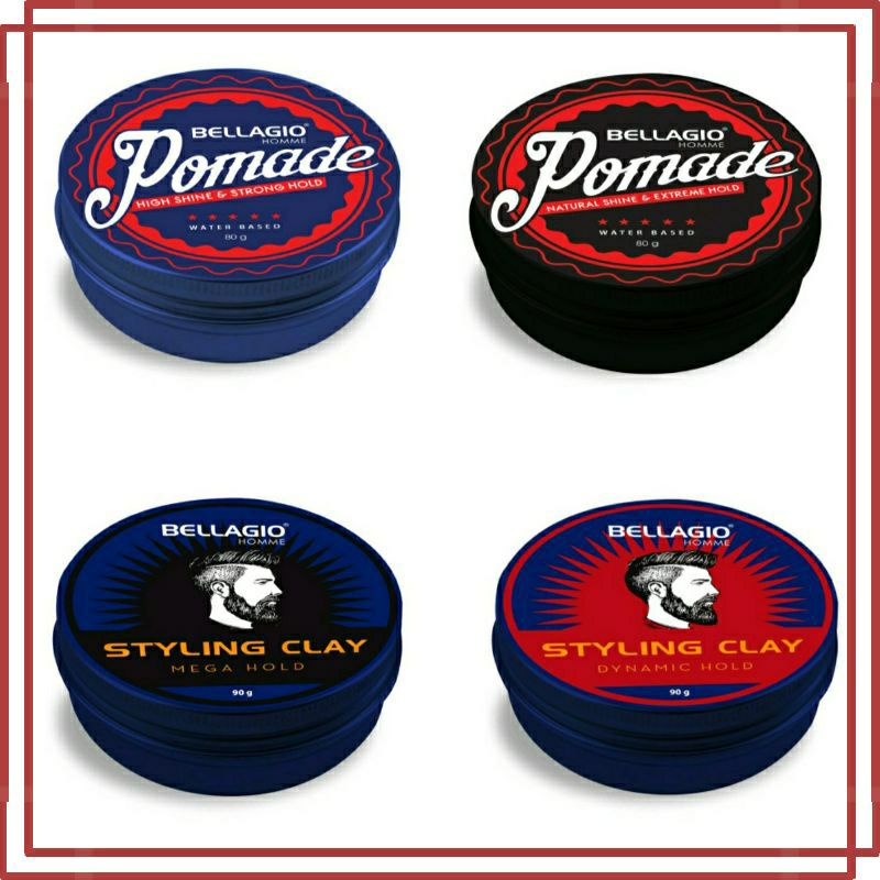 BELLAGIO POMADE - BELLAGIO STYLING CLAY 80 gram