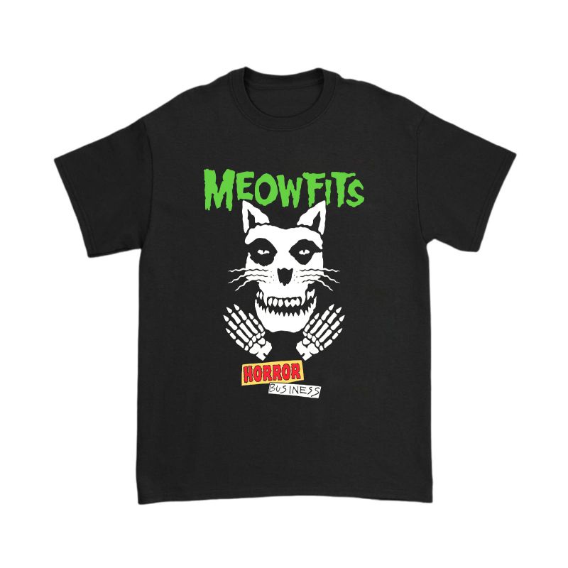 KAOS MEOWFITS METAL BAND PARODY | T-SHIRT VINTAGE PRIA WANITA OVERSIZE