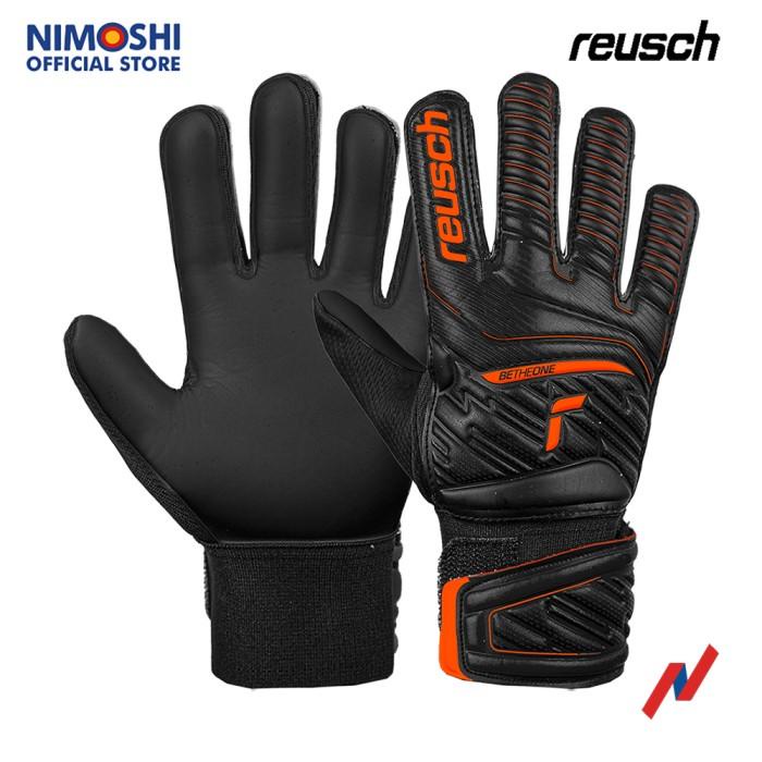 Sarung Tangan Kiper Reusch Sarung Tangan Kiper Attrakt Solid Junior 7784 - Black Orange