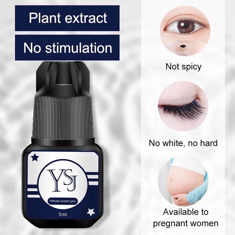 YSJ Glue Eyelash Extension Glue YSJ 5 ml Tidak Perih Tahan Lama Tidak Berbau