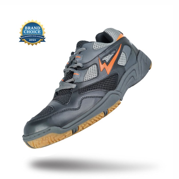 Sepatu Eagle Orbit Hitam/Abu - Badminton Shoes - 38