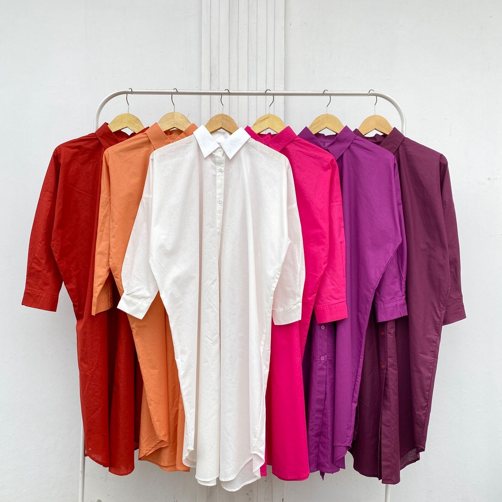 KEMEJA TUNIK GHANIA KATUN PREMIUM SHIRT B628