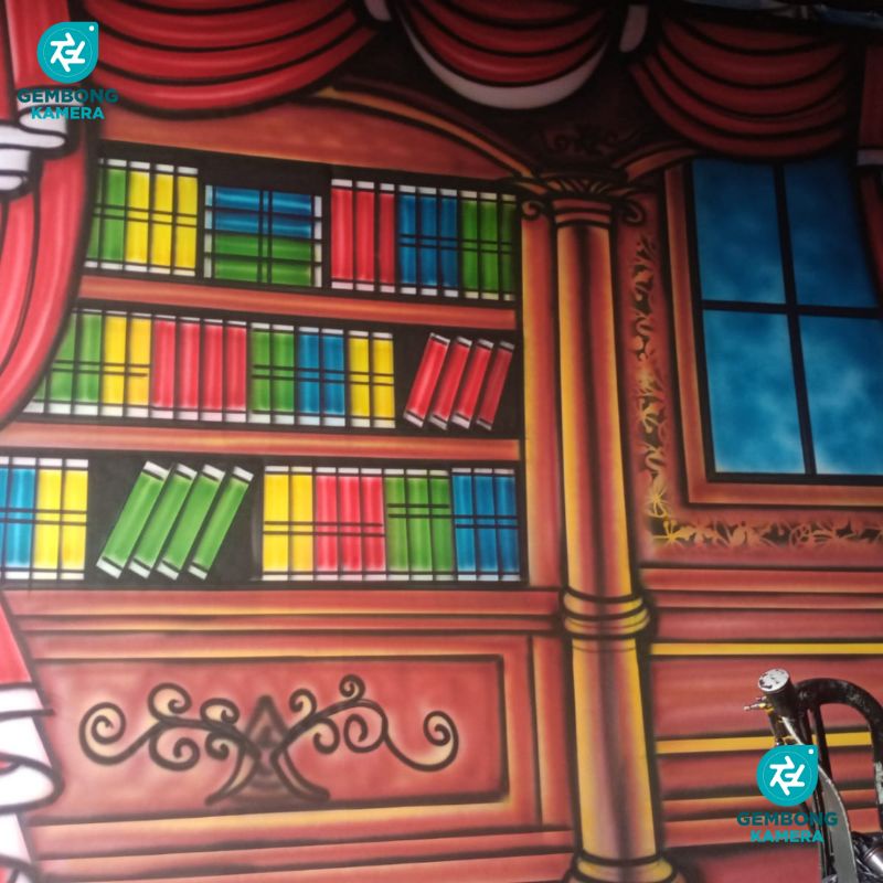 Background Kain studio motif wisuda 2.5*3m
