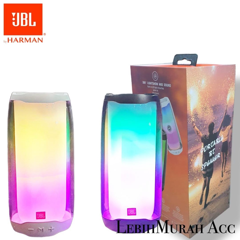 JBL PULSE 4 Speaker Bluetooth Wireless Portable LED 360 Lightshow and Sound Super Bass High Quality OEM