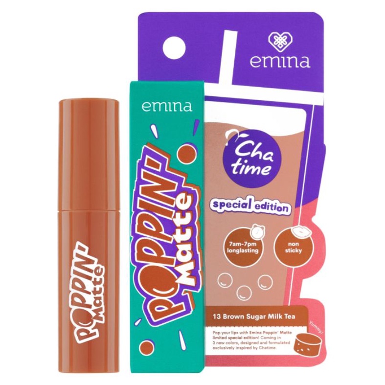 Emina Poppin’ Matte X Chatime 4.5 gr

