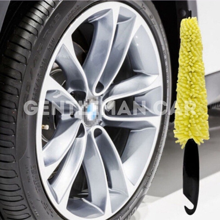 Sikat Sponge Brush Velg Khusus Pembersih Cuci Ban Mobil Motor Car Cleaning