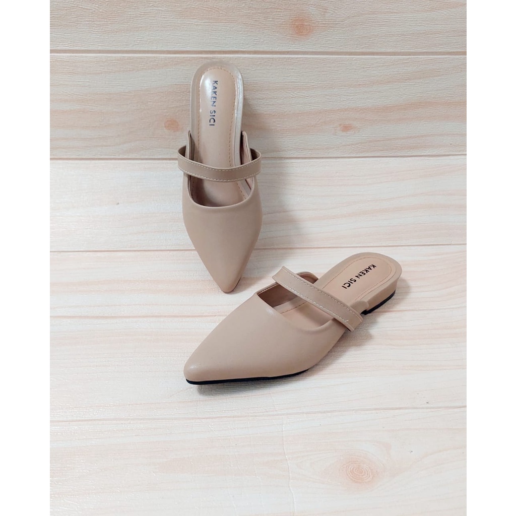 TERBARU KAKEN SICI - slowly sandal mules hak 2 cm