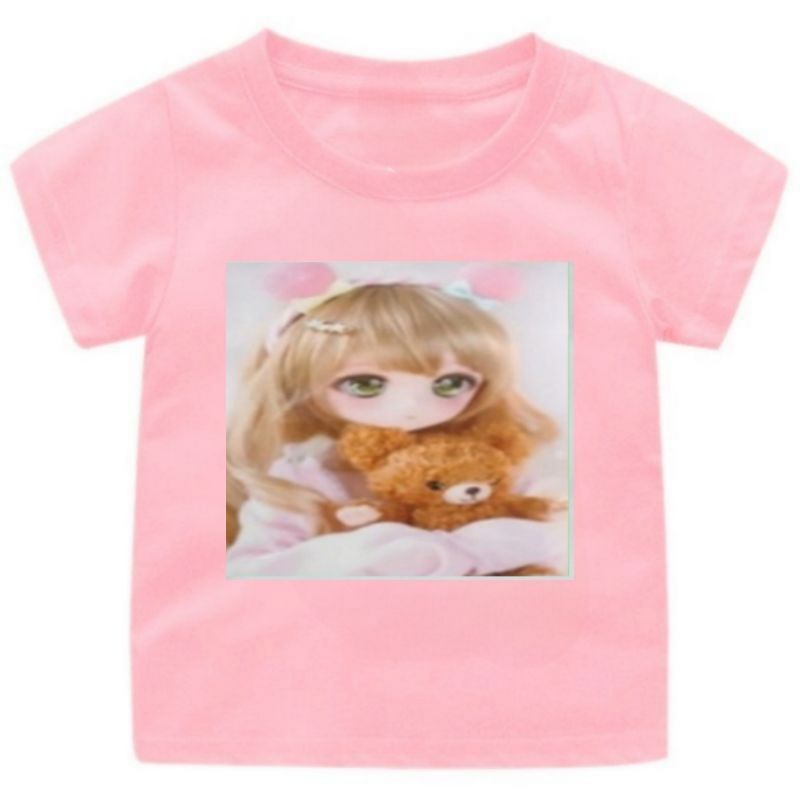 BAJU KAOS ANAK CEWEK VIRAL 1-12TAHUN CUTE GIRL UKURAN.S.M.L.XL.XXL.3XL(gambar big size)