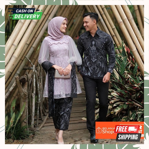 Setelan Kebaya Kopel Stelan Kabaya Kondangan Bj Tunangan Kekinian Kebayak Moderen Baju Engagement Co