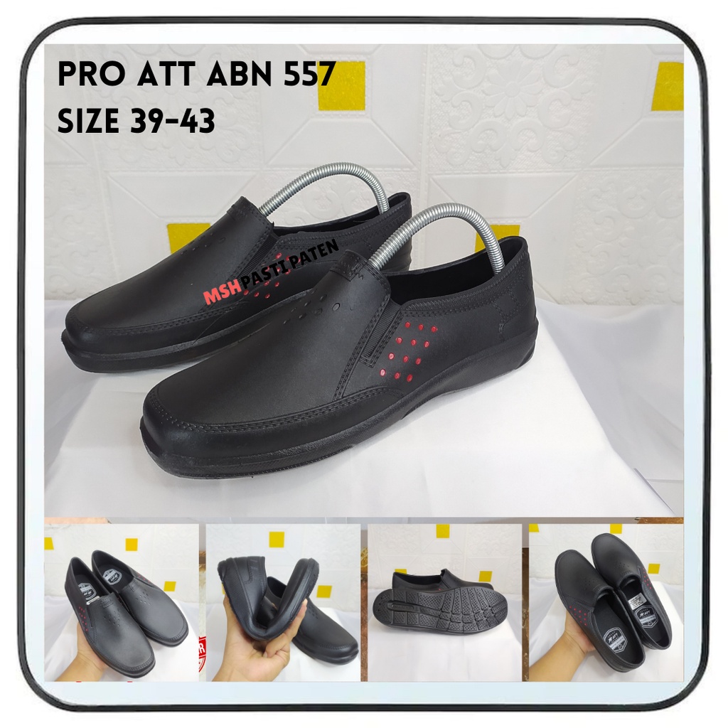 PRO ATT AWK 595 ORI SIZE 40-43 Sepatu pantofel pria Sepatu karet pria Sepatu formal