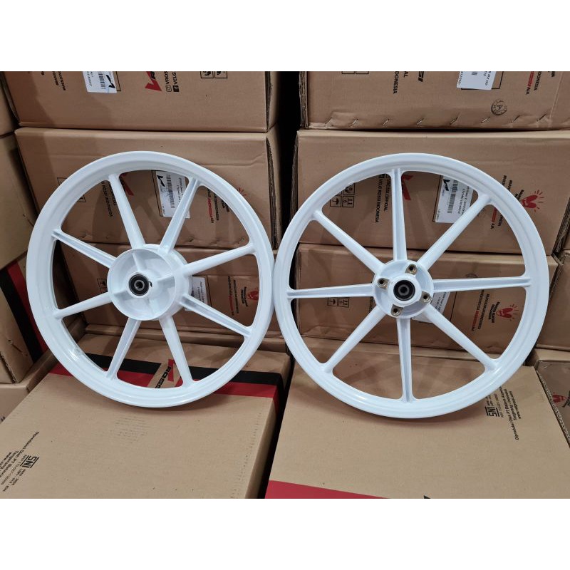 velg veleg vrossi v rossi palang 8 putih yamaha f1zr fizr