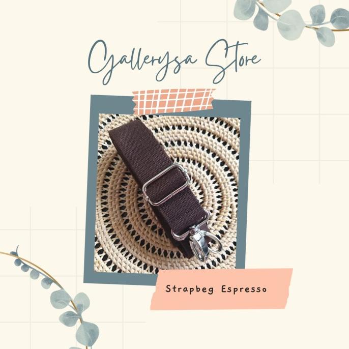 tali tas pengganti fossil longstrap webbing kanvas lebar bag strap