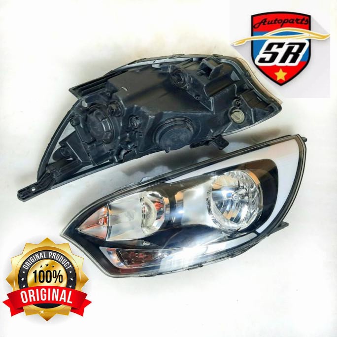 {BEKAS} Headlamp Lampu Depan KIA Rio 2012 2013 2014 2015 Original Murah