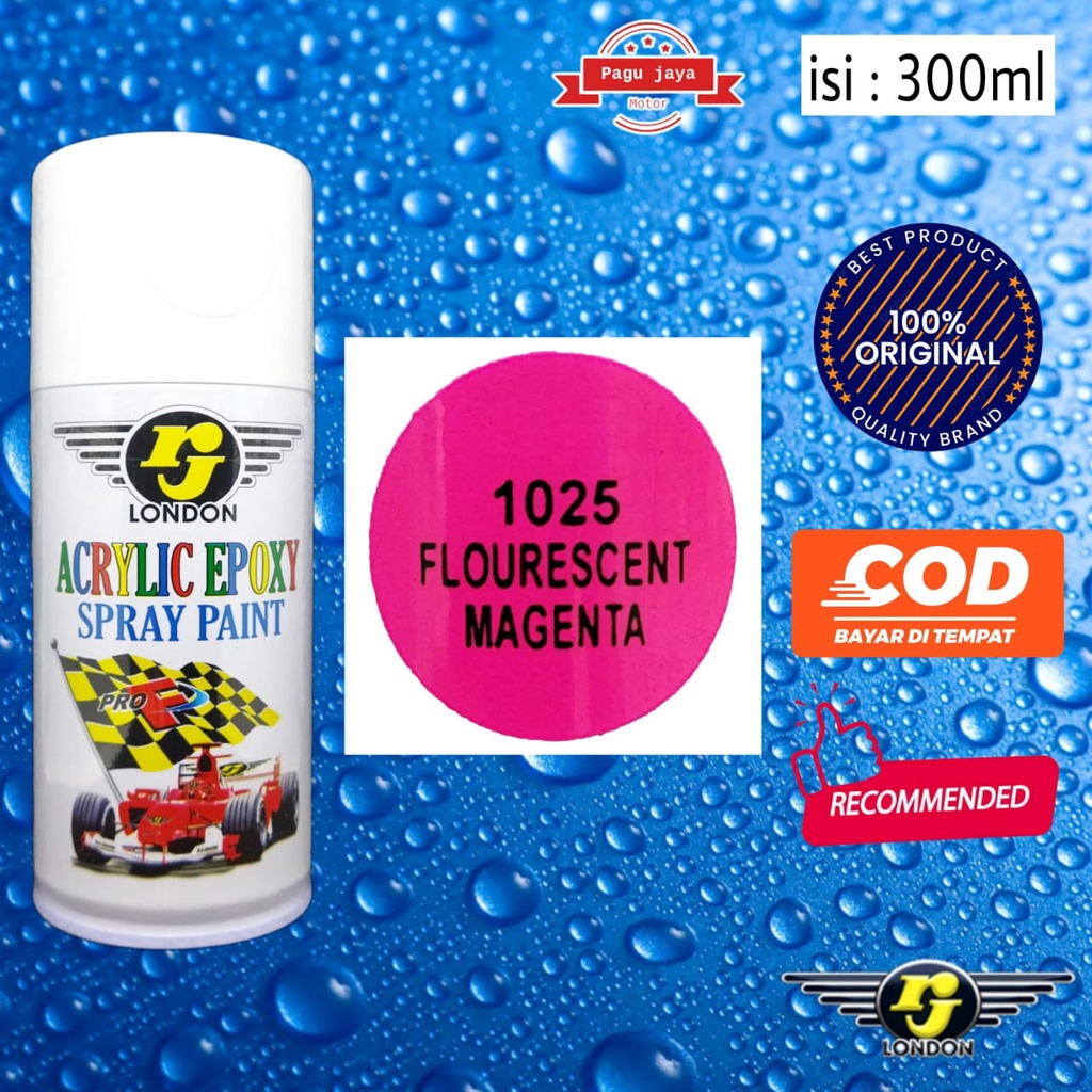 rj london 300ml fluorescent magenta stabilo cat semprot spray paint pilox pilok