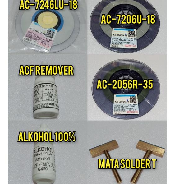 

Produk Terviral [TERLARIS] - Pembersih lem - acf remover G450 - [COD] - acf ac7206u-18 - acf ac2056R-35 - acf ac7246lu-18 - glue acf ac7206u-18 - glue acf ac2056R-35 - lem perekat tcon - lem perekat panel - mata solder T - lem - lem ic coft - lem lcd - le