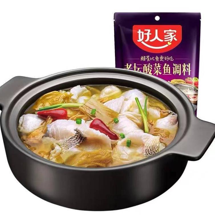 

Star pickled cabbage fish seasoning/suancaiyu/好人家老坛酸菜鱼 !!