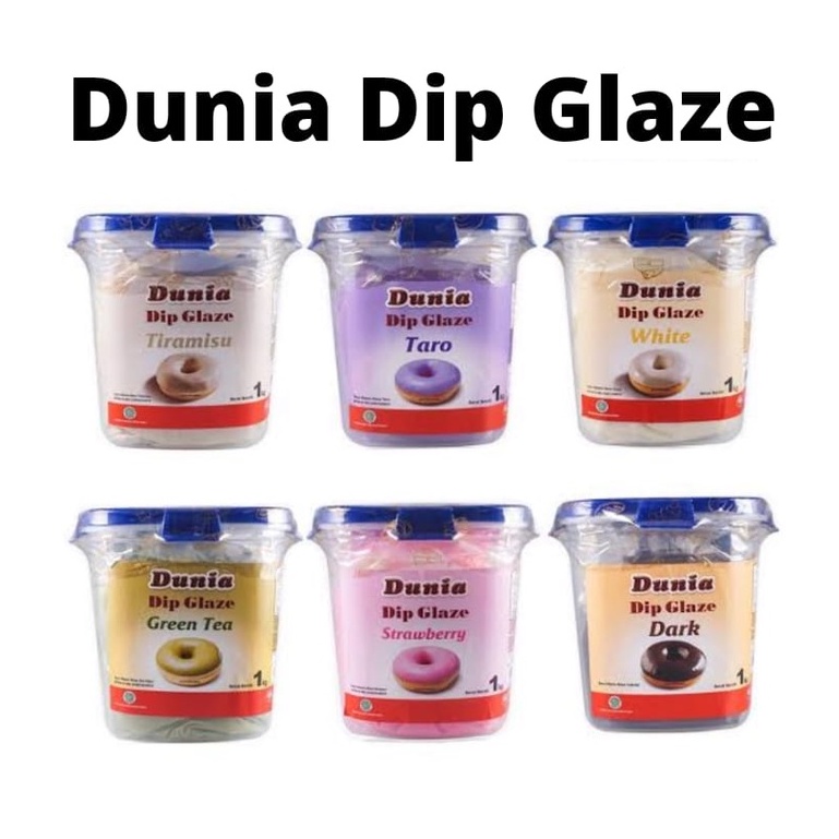 DUNIA Dip Glaze 1 KG STORAGE / Toping Donat / Selai Cair