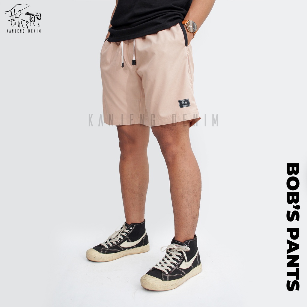 Kanjeng Denim Boardshort Celana Pendek BOB'S PANTS CREAM