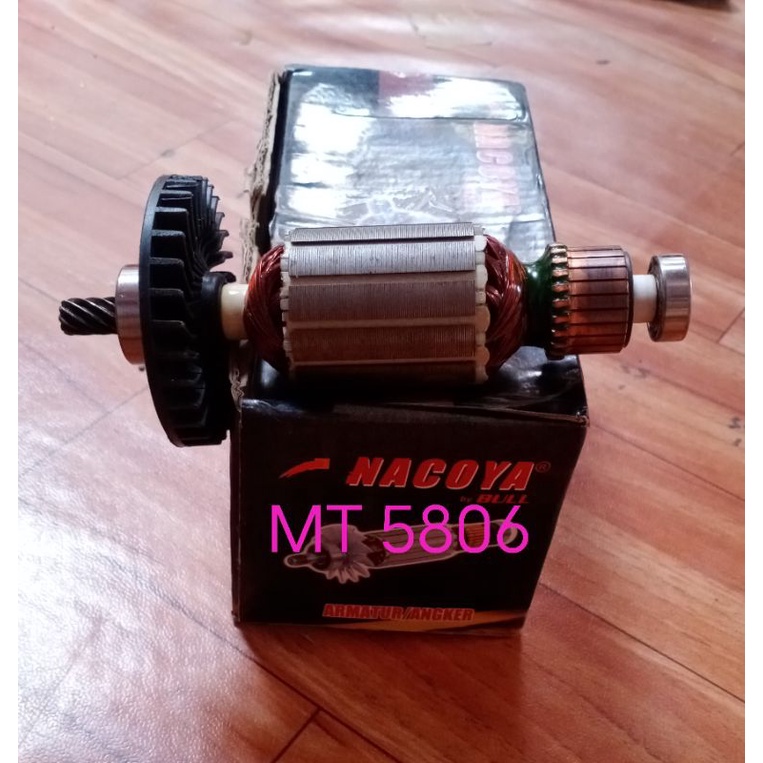 NACOYA ARMATURE ANGKER 5806B UNTUK MESIN CIRCULAR SAW MAKITA 5806 B