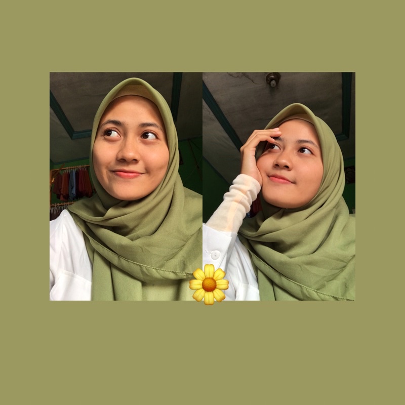 Qirani square "Segiempat Potton Premium" by @hijab.nanad