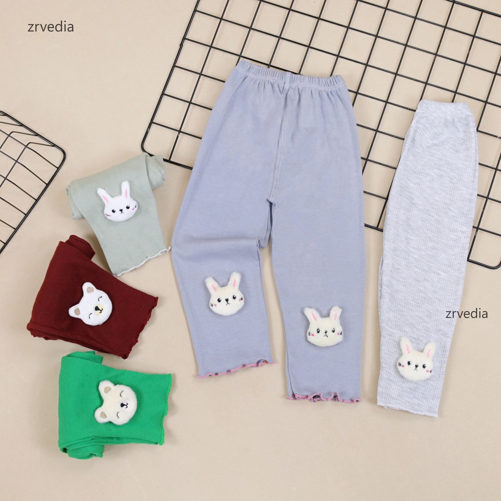 [IMPORT] Legging Dahyun uk 1-7 Tahun / Cotton Rib Celana Panjang Premium Anak Perempuan Balita Leging Baby Lejing Laging Polos Knit kiosbalitaaprillia