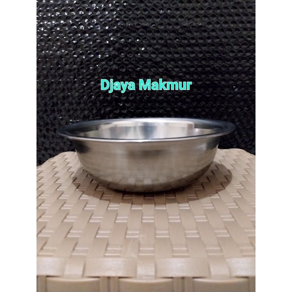 Mangkok Stainless Steel No 16 Mangkuk Kobokan Stainless Serbaguna