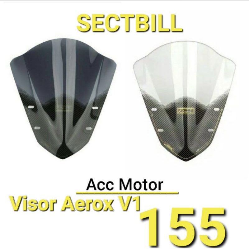 Visor yamaha aerox 155 sectbill original