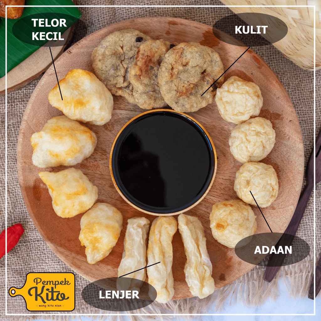 

PEMPEK PALEMBANG FROZEN PAKET ISI 25 PCS + CUKO