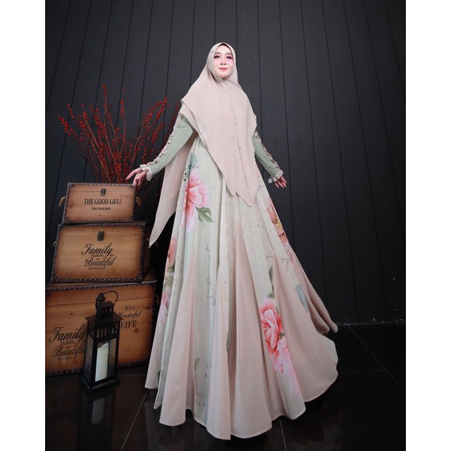Kahiyang series ORI eldeena / El.deena syar'i / Kanaya syar'i // gamis mewah // gamis limited // Kah