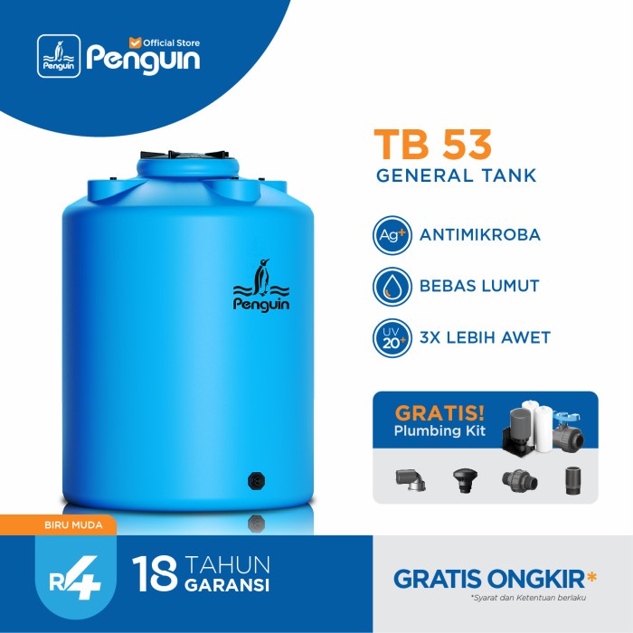 Toren Air Penguin Tangki Toren Tandon Air Tb 53 500 Liter