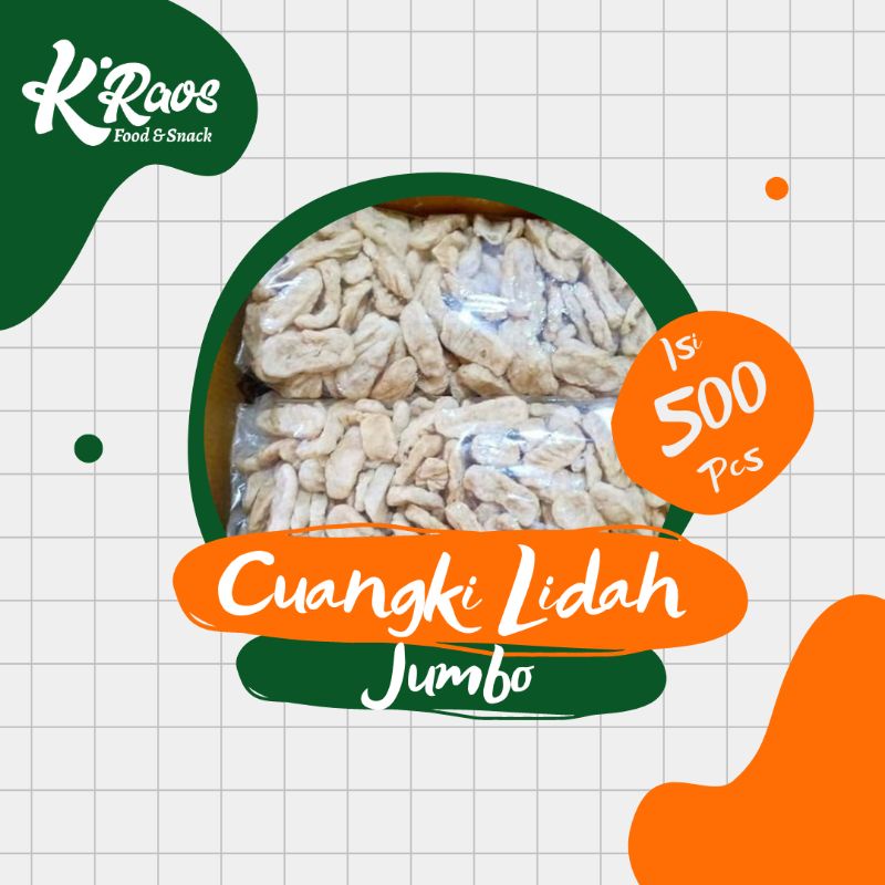 

Cuangki lidah jumbo isi 500