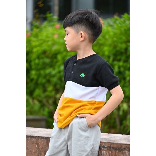 RACHIDKIDS / BAJU ANAK COWOK / 3 TONE TSHIRT