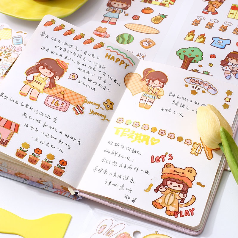 STIKER SET AESTHETIC 100X160MM