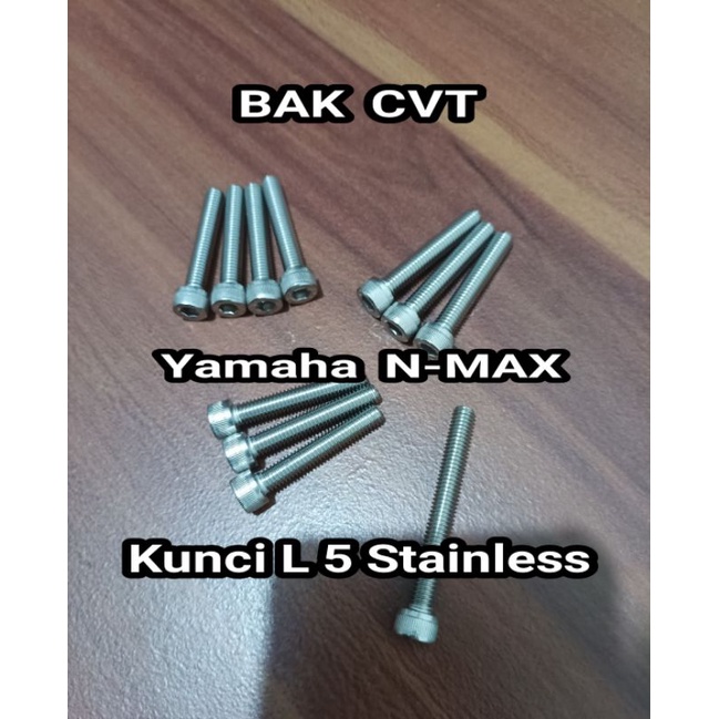 Baut Bak Cvt Nmax Old Set Stainlesss