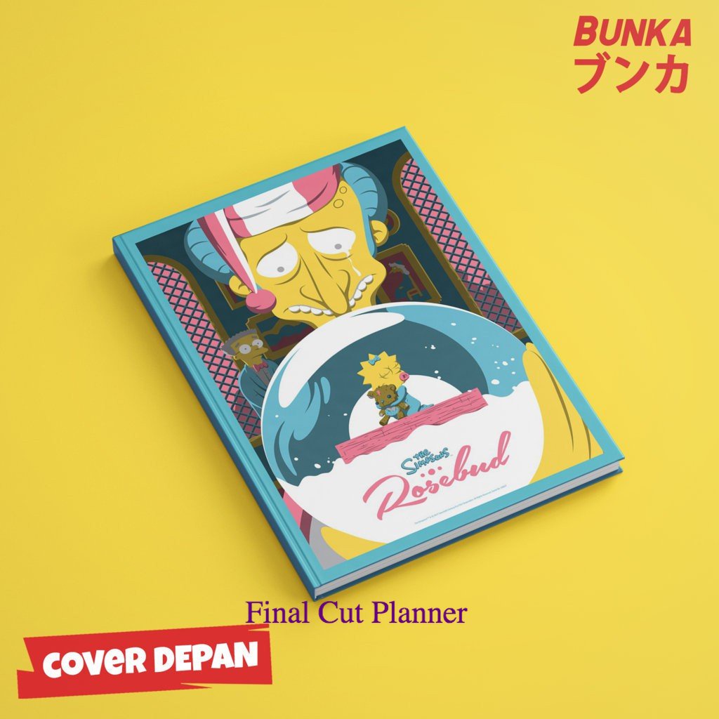 

Notebook Film The Simpsons Rosebud Hardcover A5 Buku Tulis Catatan Note Agenda Planner .